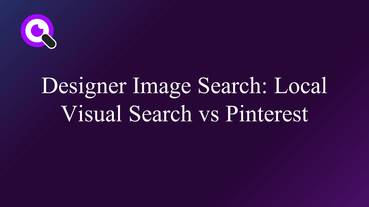 Designer Image Search: Local Visual Search vs Pinterest